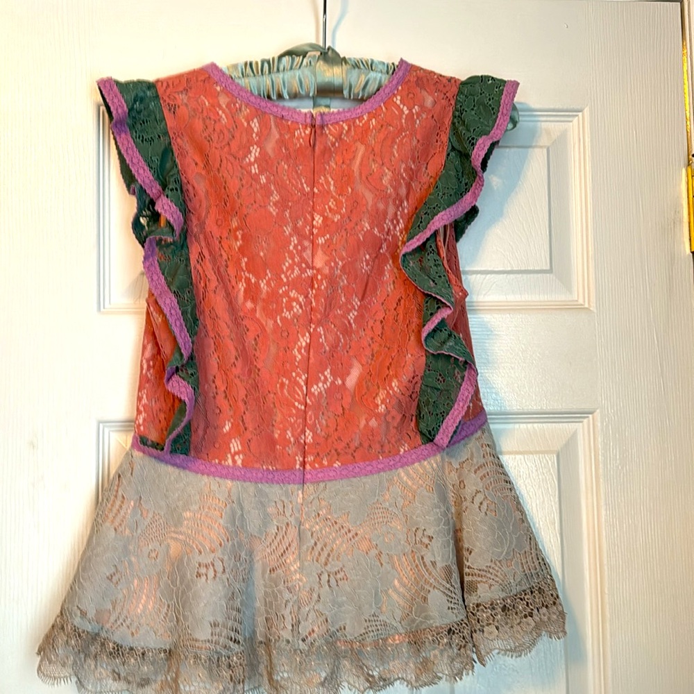 Sugar Lips Mixed Lace Shell - Picture 2 of 2